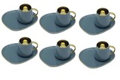 12tlg. Kaffee-Set Serie Sadia Anthrazit